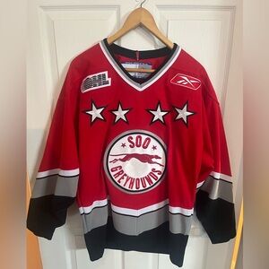 Reebok hockey jersey | Soo Greyhounds OHL | adult small